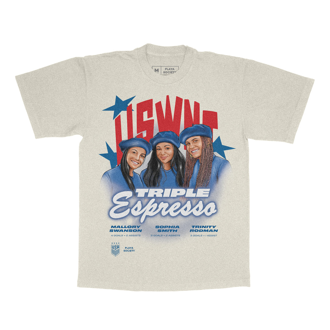 Playa Society USWNT "Triple Espresso" T-shirt