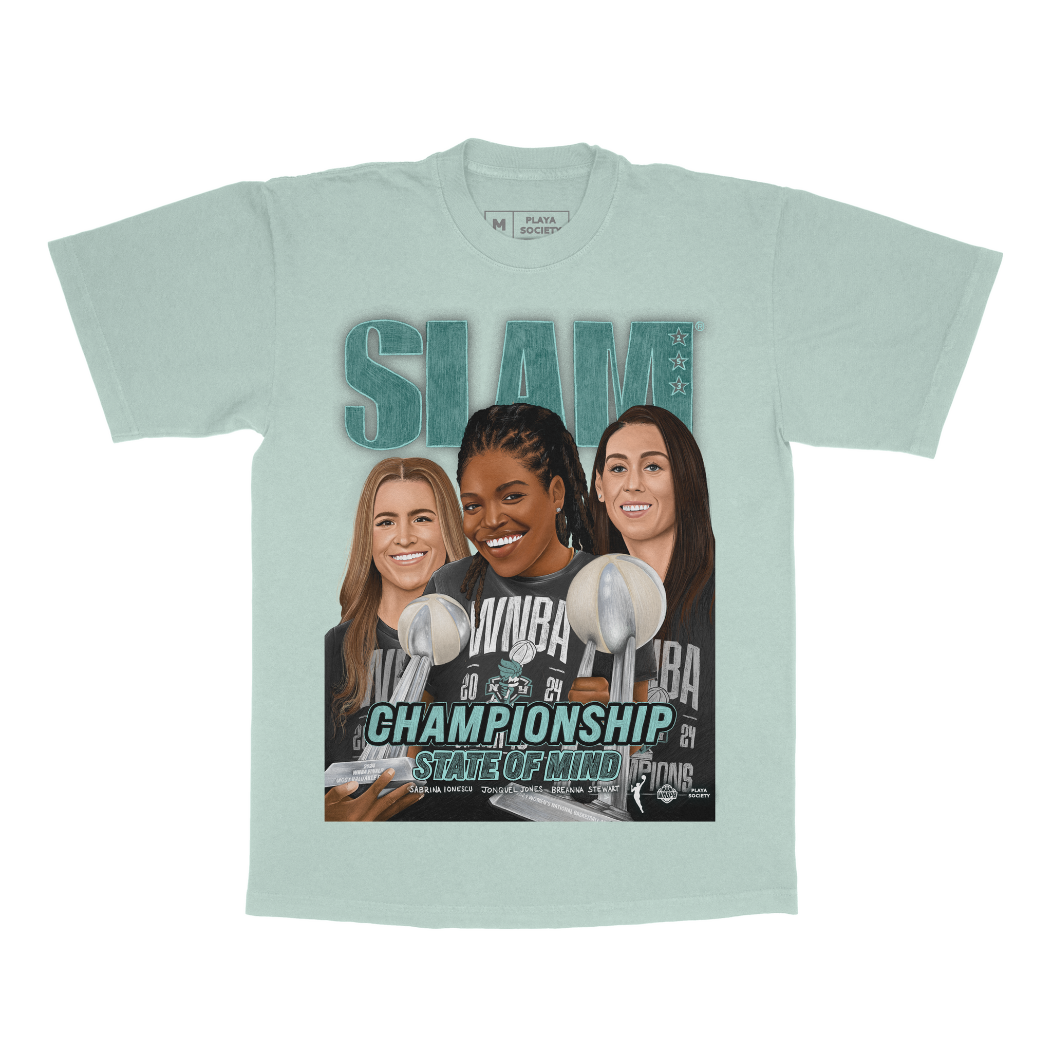 Playa Society X SLAM 2024 WNBA Champs T-Shirt