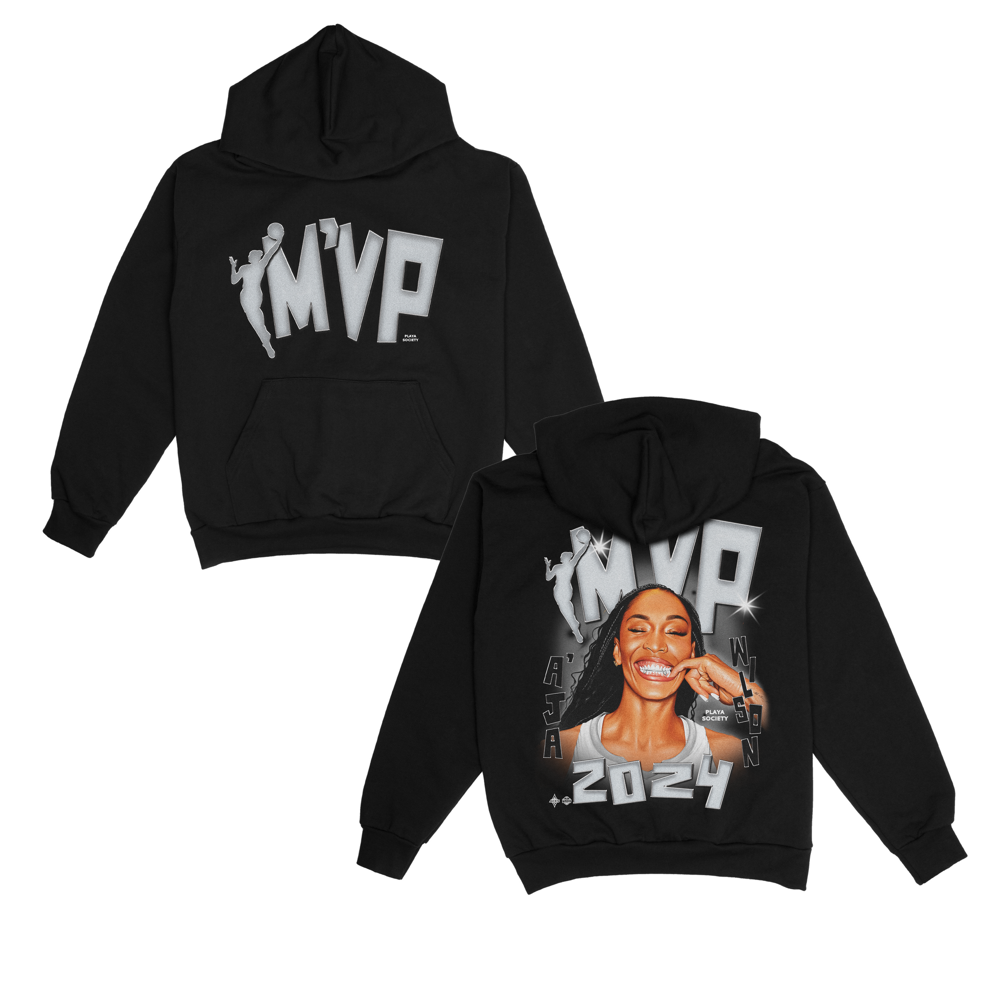 Playa Society WNBA 2024 MVP Hoodie (Black)