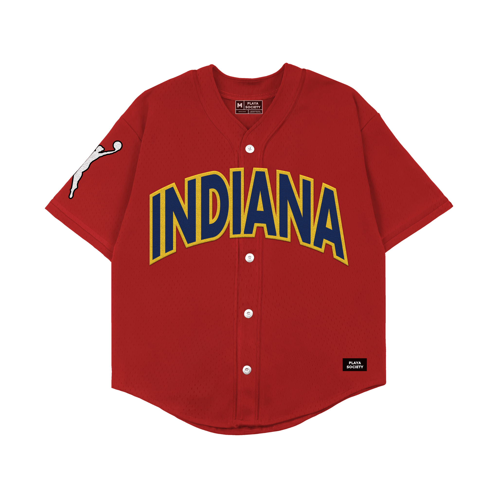 Playa Society Indiana Fever Baseball Jersey