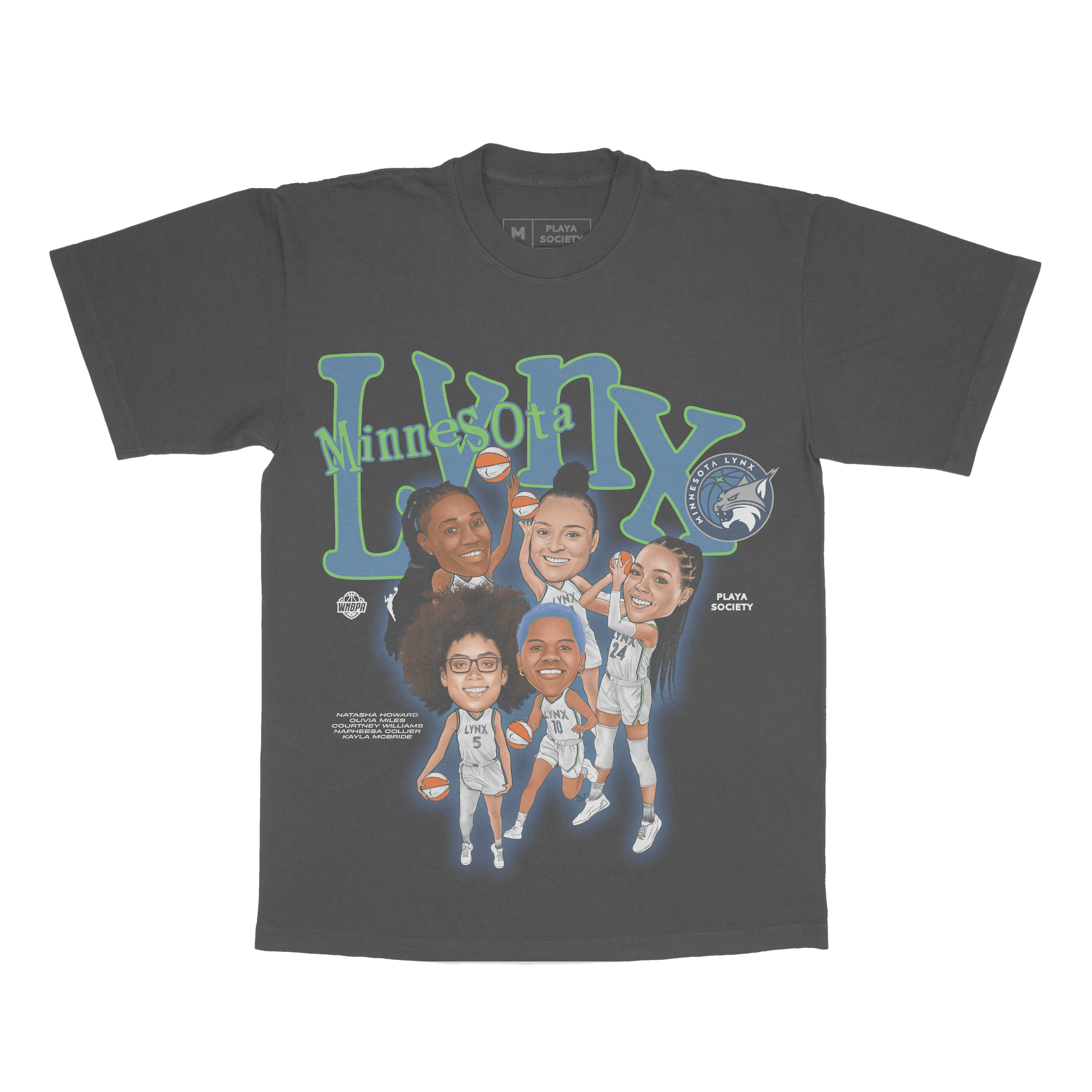 Playa Society Minnesota Lynx Big 5 T-Shirt