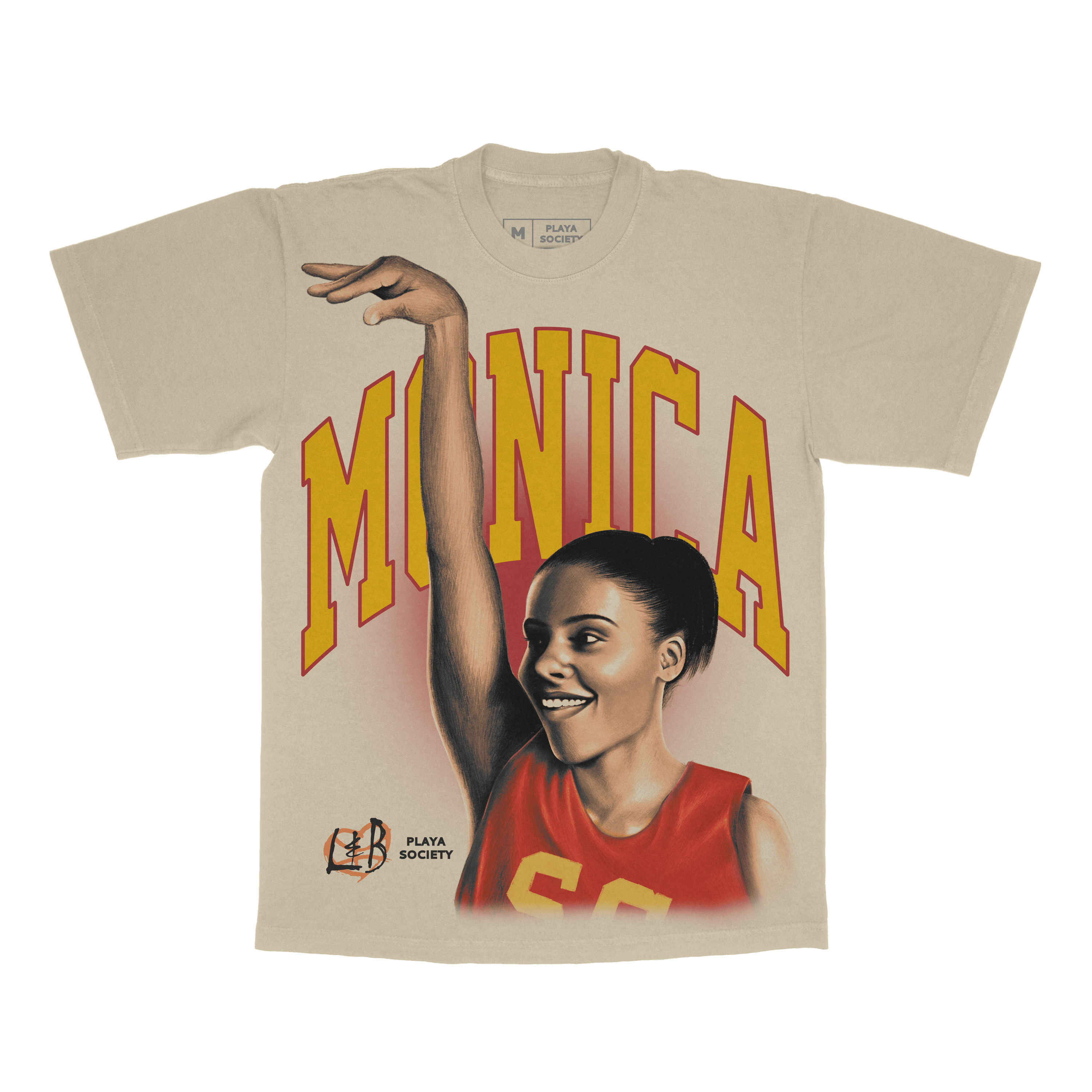 Playa Society X Love & Basketball Monica Vintage T-Shirt