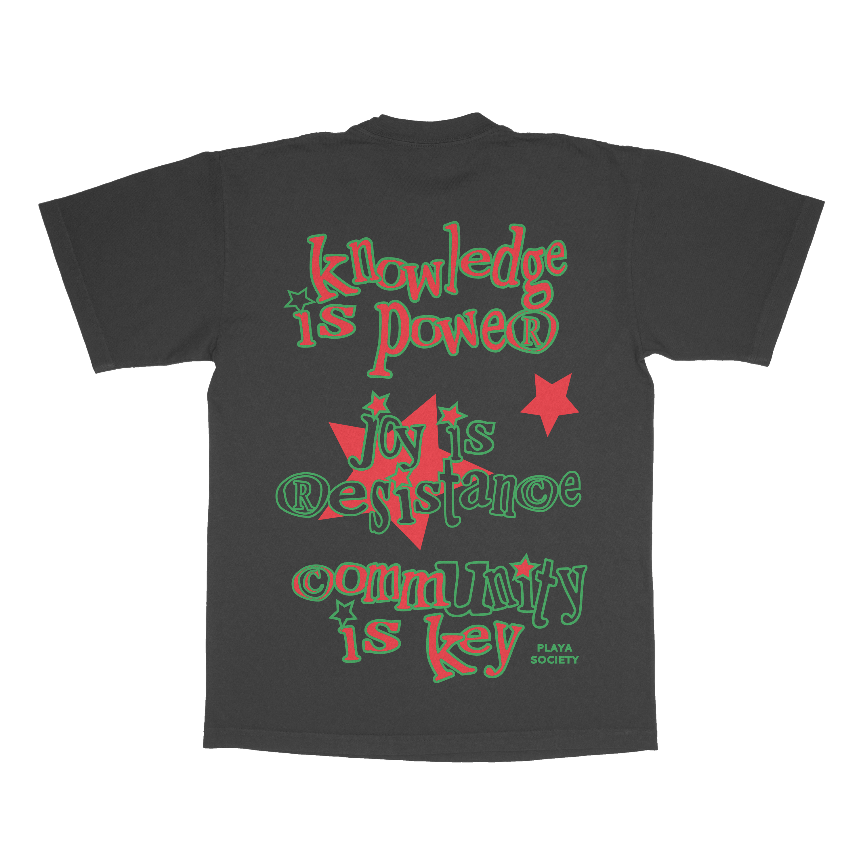 Playa Society "Black is the Blueprint" T-Shirt