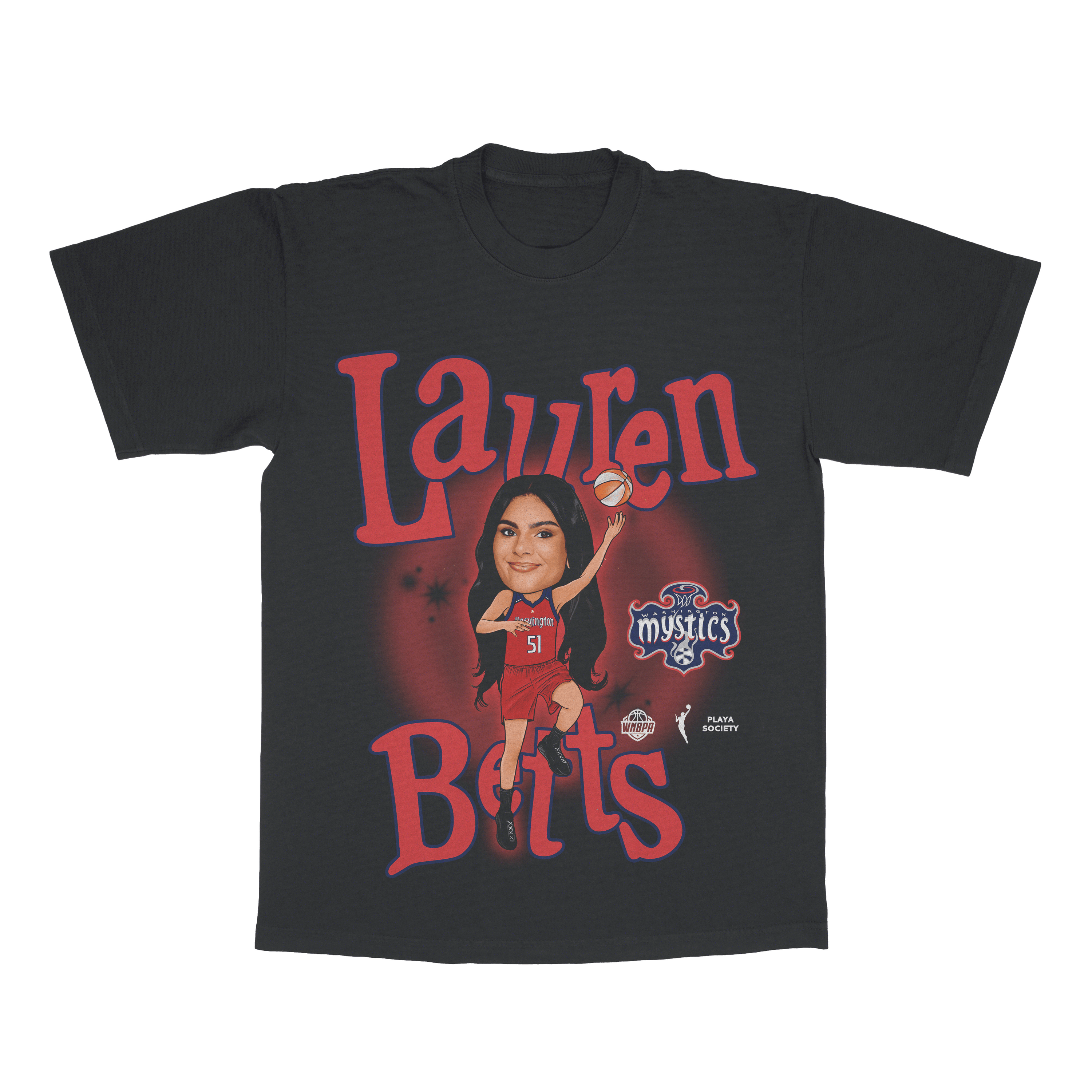 Playa Society WNBA Lauren Betts Draft T-Shirt