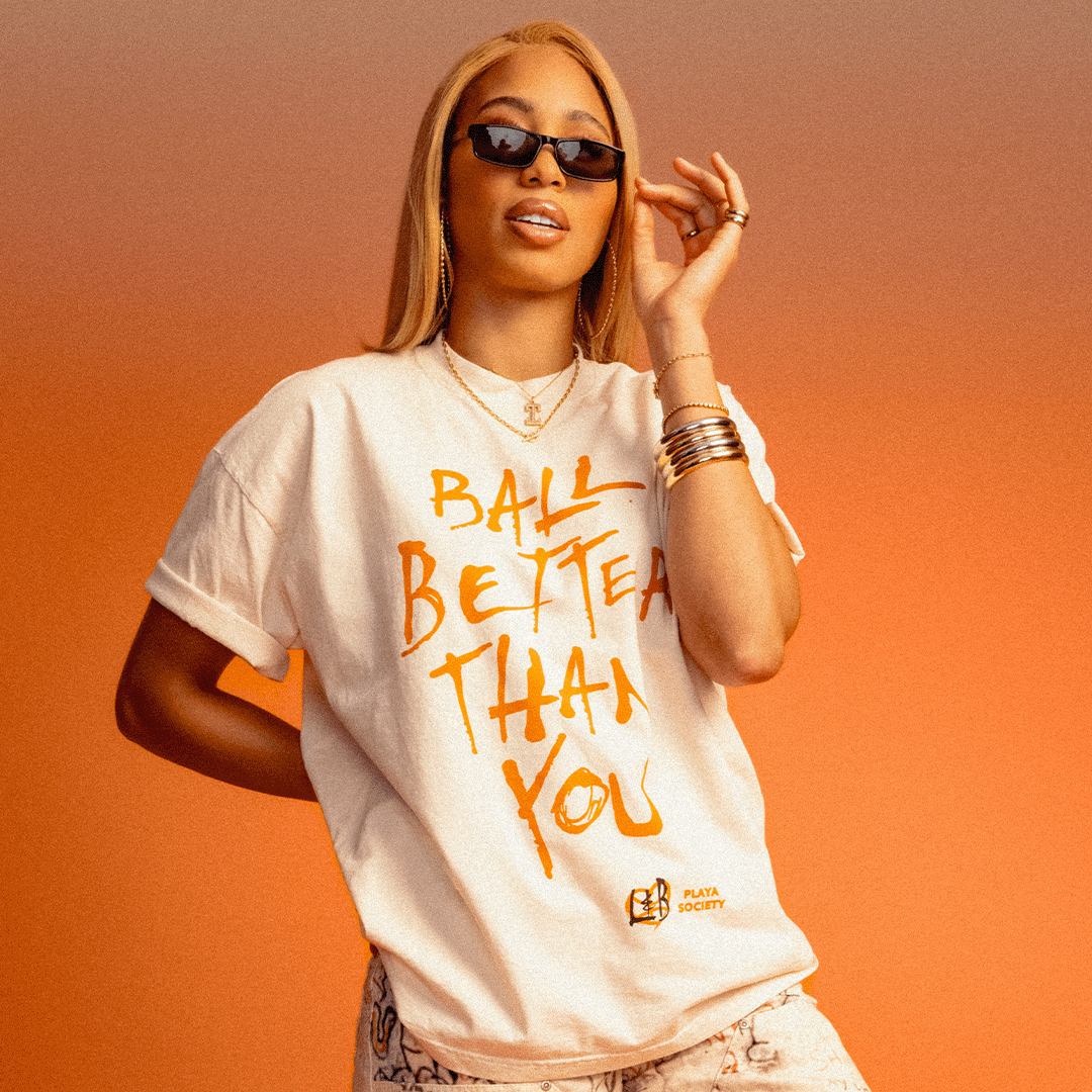 Playa Society X Love & Basketball Ball Better Than You T-Shirt