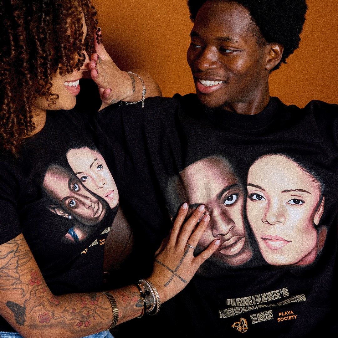 Playa Society X Love & Basketball Cover Sketch T-Shirt