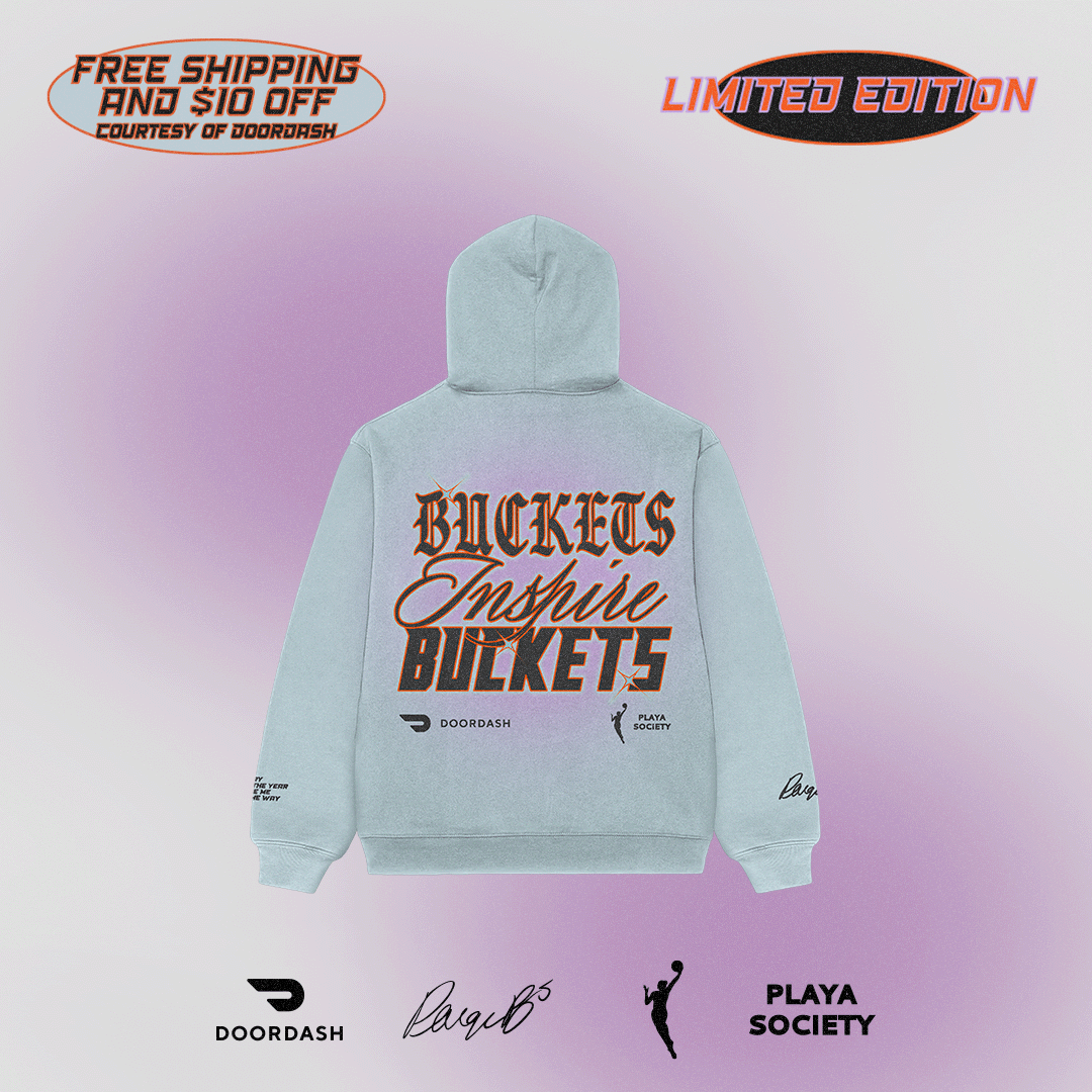 Playa Society x DoorDash x Paige Bueckers 'Buckets Inspire Buckets' Hoodie
