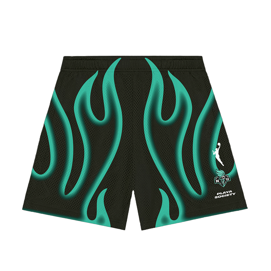 Playa Society WNBA Liberty Shorts