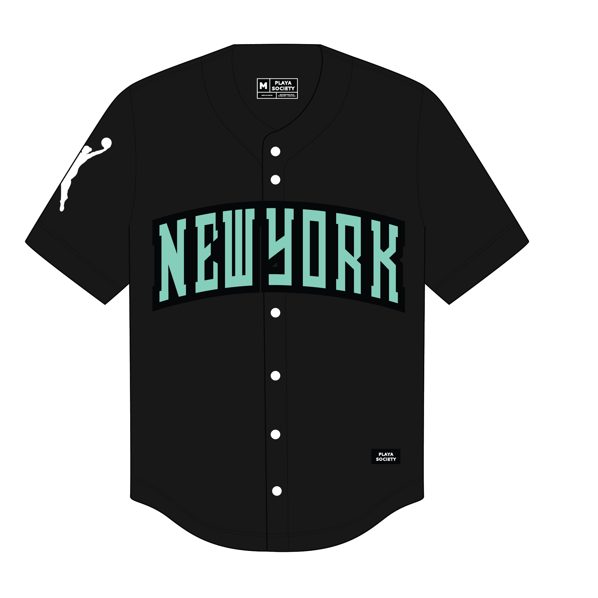 Playa Society New York Liberty Baseball Jersey