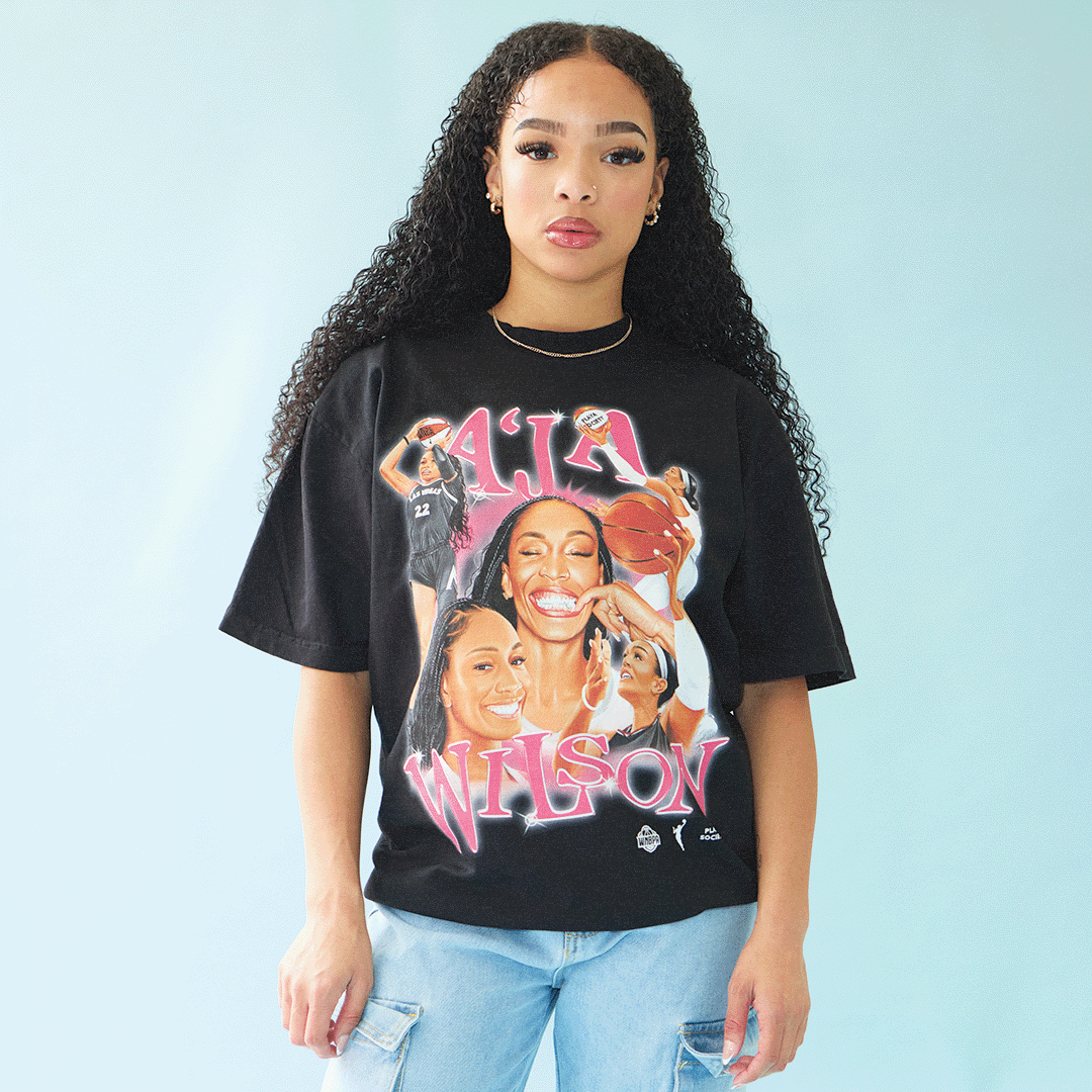 Playa Society A'ja Wilson Collage T-shirt Vol. One