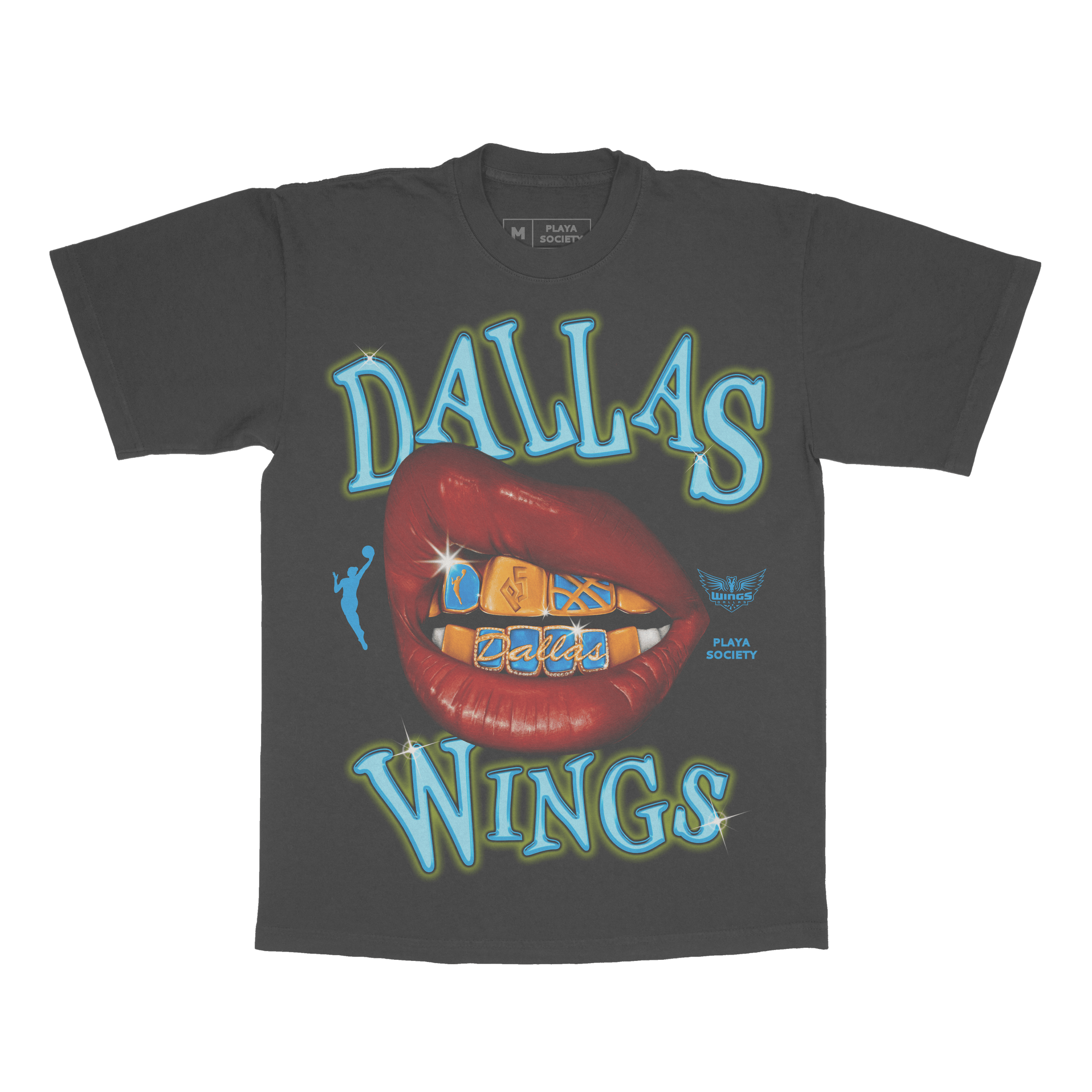 Playa Society Dallas Wings Grill Sketch T-Shirt