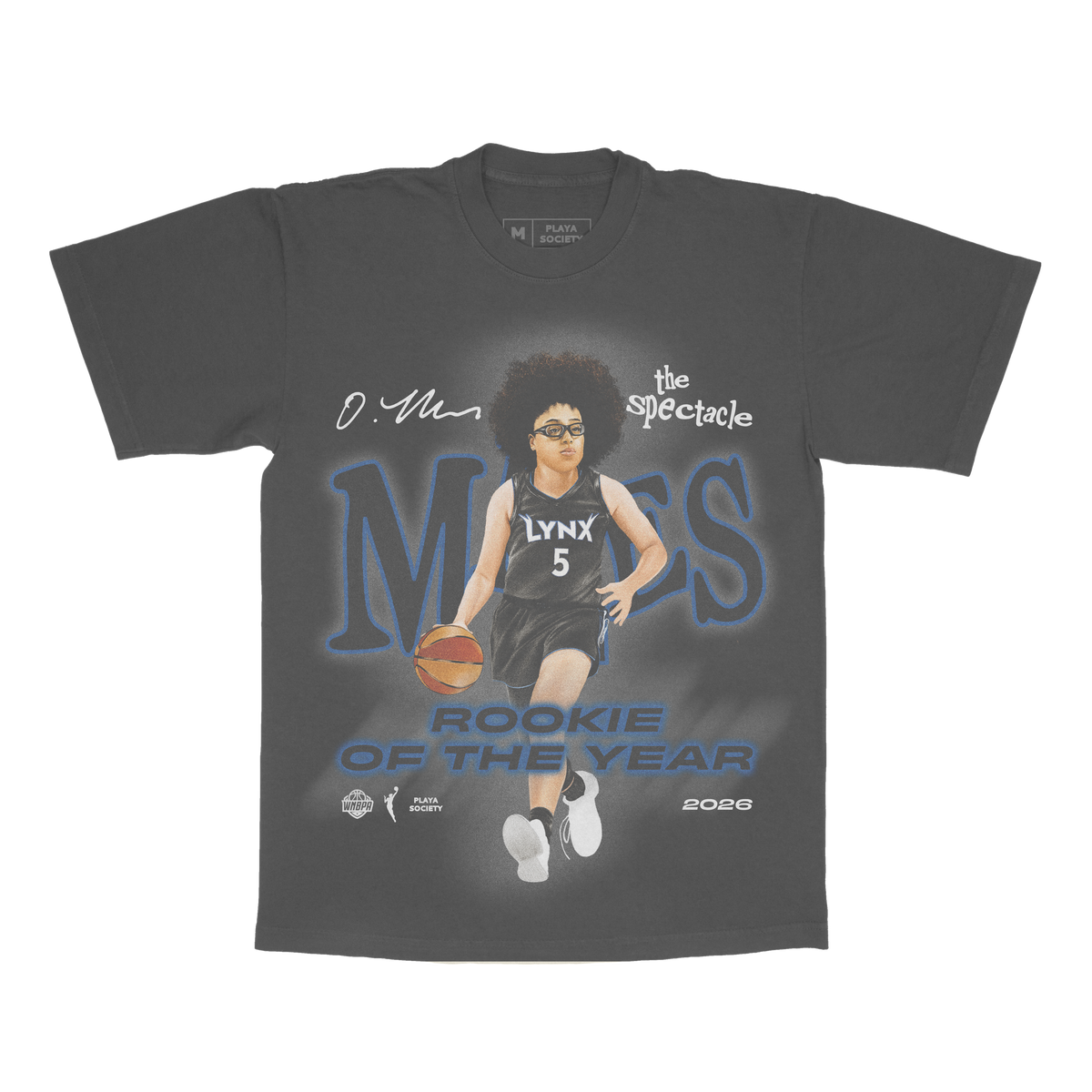 Playa Society WNBA 2026 Rookie Of The Year T-Shirt