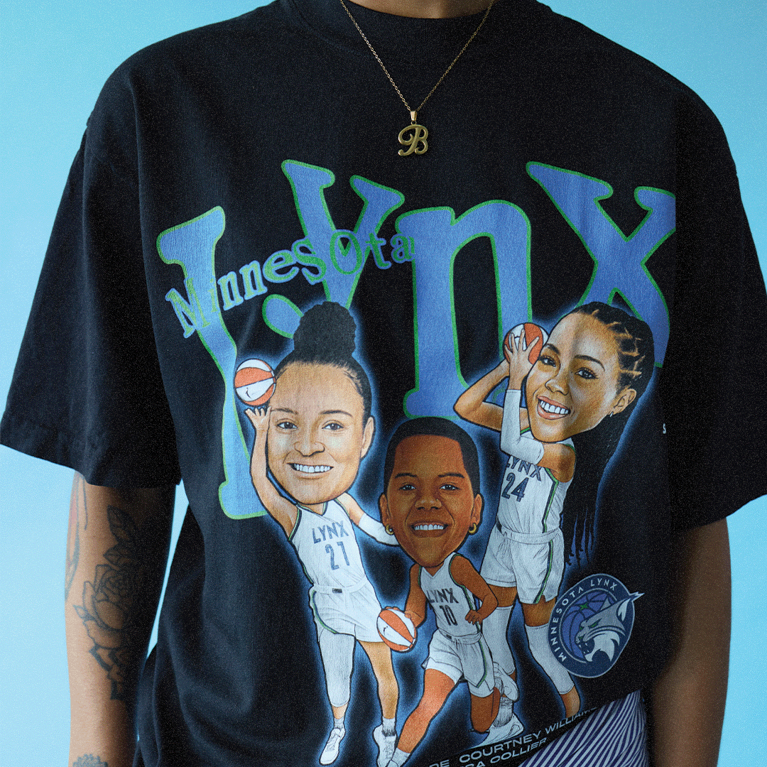 Playa Society Minnesota Lynx "Big Three" Sketch T-Shirt