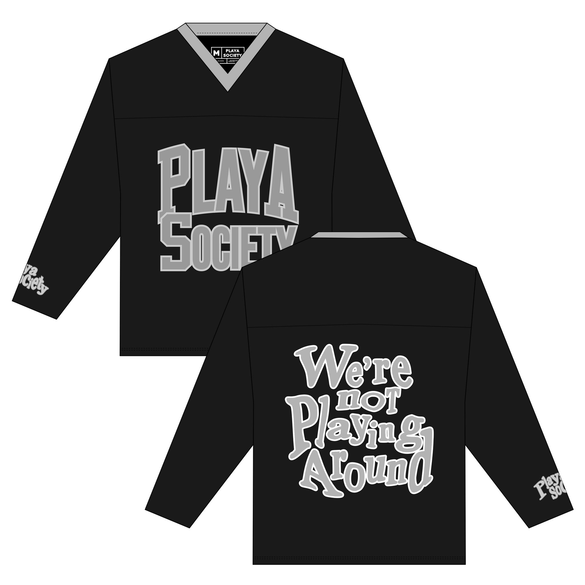 Playa Society "Not Playing Around" Hockey Jersey